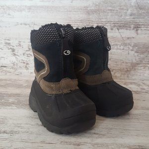 Toddler Suede & Rubber Foot Winter Boot - Size 5
